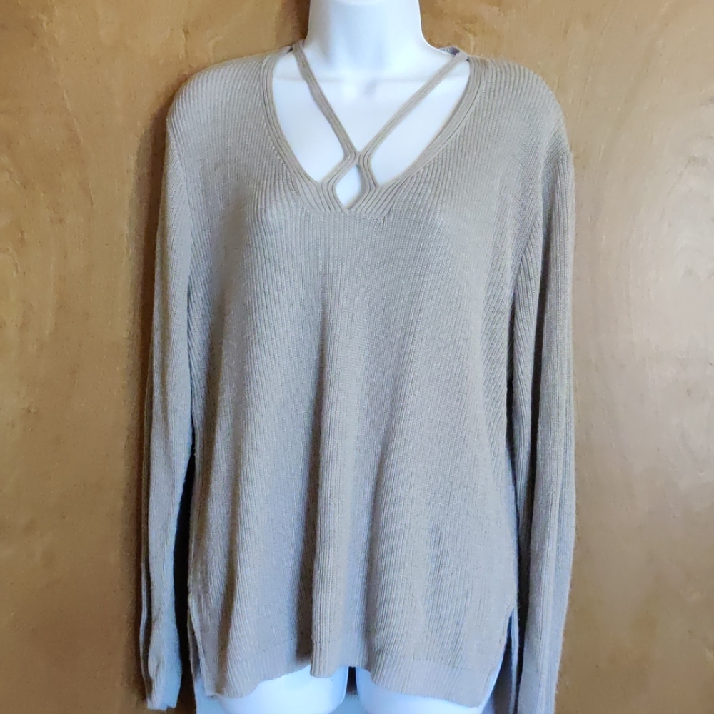 Maurices Tan pullover sweater